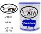 Preview: Dodge, White, DT1417 (1974): 1L Lackdose, von ATW Autoteile West.